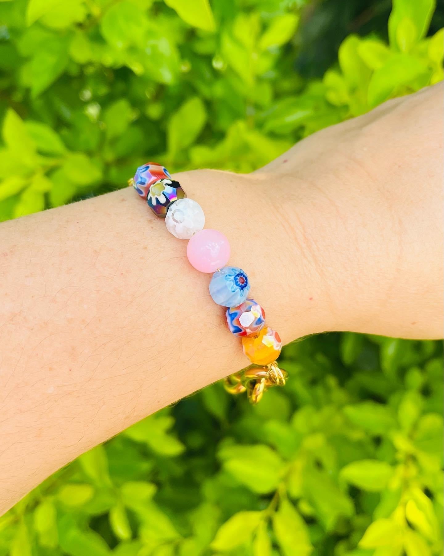 Colección Millefiori collar y pulseras