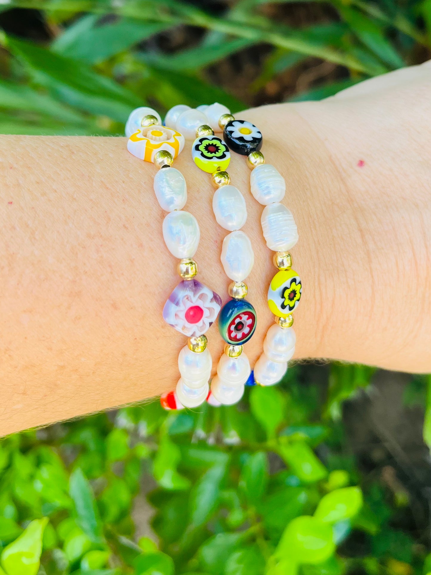 Colección Millefiori Perlas