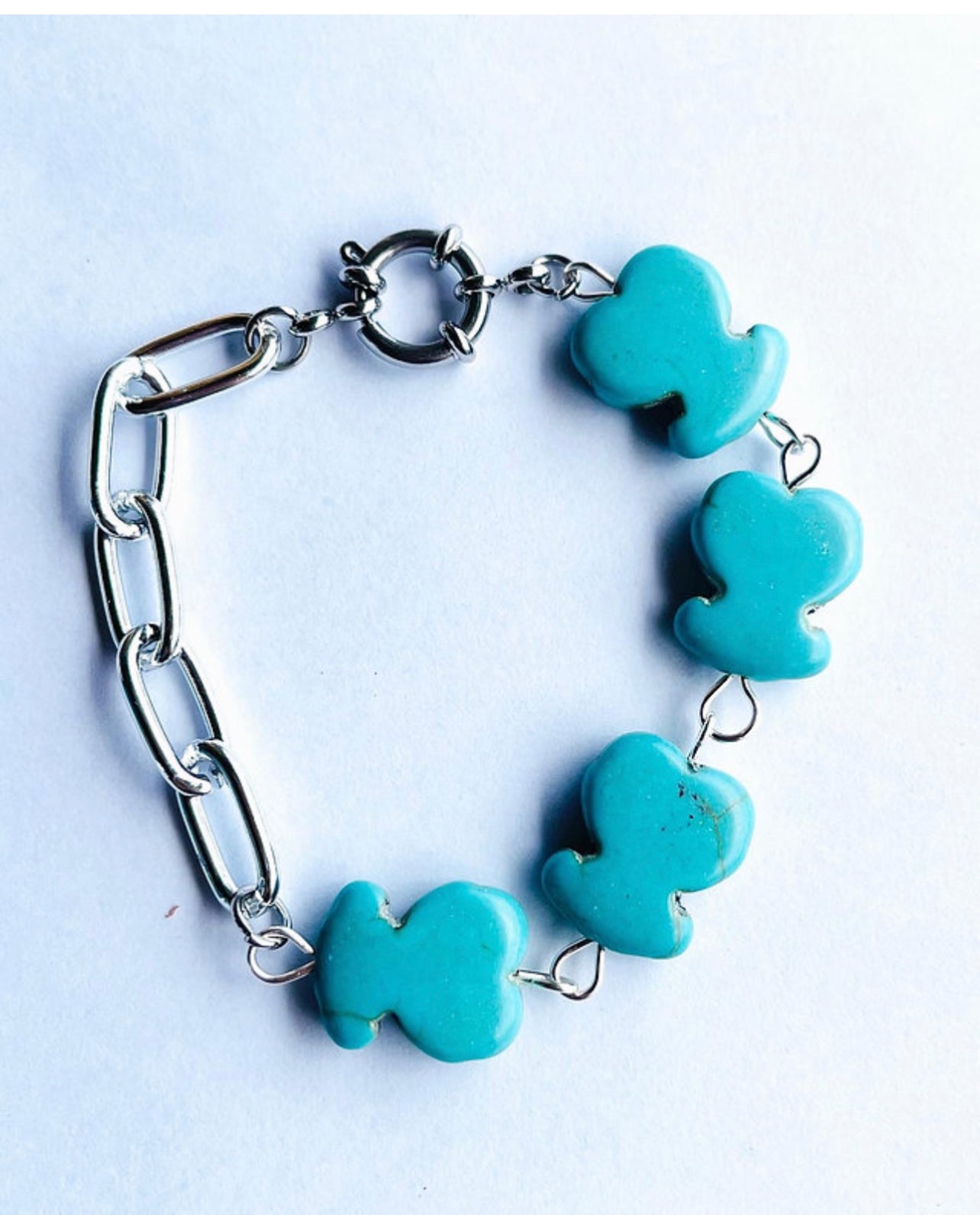 Pulsera Osito Turquesa