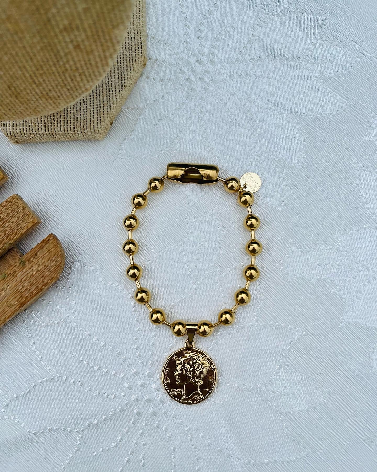 Colección Cadena ball chain medallón